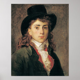 Poster Portrait du baron Antoine Jean Gros 20 ans