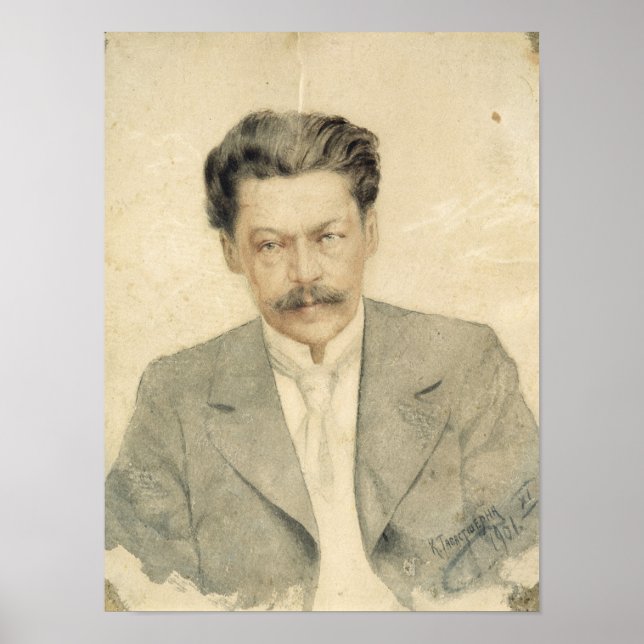 Poster Portrait du compositeur Anton Arensky (Devant)