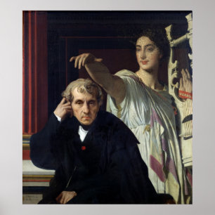 Poster Portrait du compositeur italien Cherubini