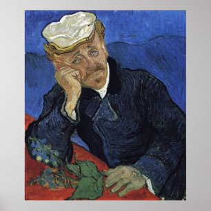 Poster Portrait du docteur Gachet, Vincent van Gogh