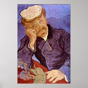 Poster Portrait du Dr Gachet par Vincent Willem van Gogh