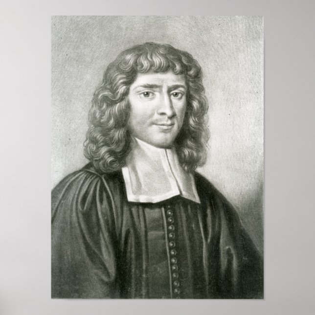 Poster Portrait du Dr Isaac Barrow (Devant)