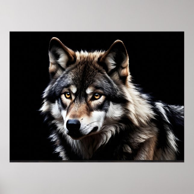Poster Portrait du loup (Devant)