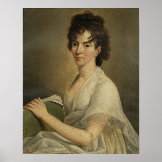 Poster Portrait du veuf Constanze Mozart, 1802 (Devant)
