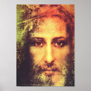 Poster Portrait du visage Jésus