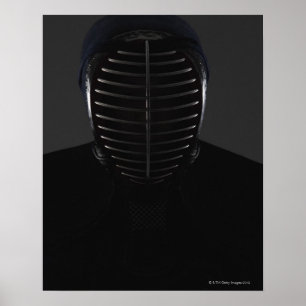 Poster Portrait d'un escrimeur 5 de Kendo
