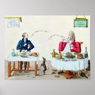 Poster Portrait d'un glouton