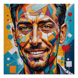 Poster Portrait d'un jeune homme