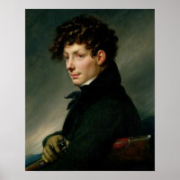 Portrait d'un jeune homme comme chasseur, 1811