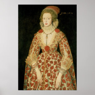 Poster Portrait d'une dame, 1619