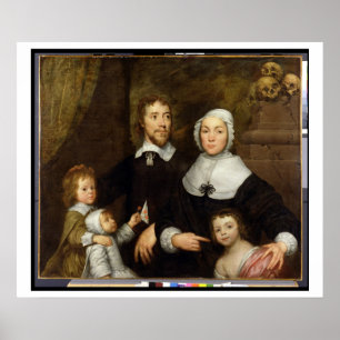 Poster Portrait d'une famille, probablement celui de Rich