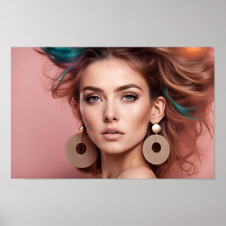 Poster portrait d'une femme