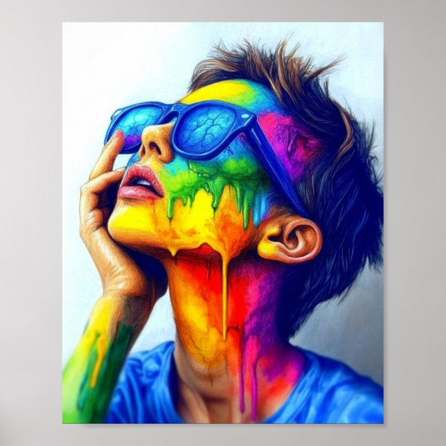 Poster portrait d'une femme (Devant)