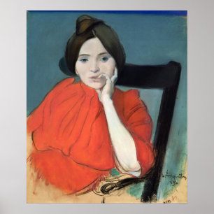 Poster Portrait d'une femme, 1890