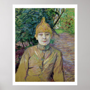 Poster Portrait d'une femme, probablement la danseuse