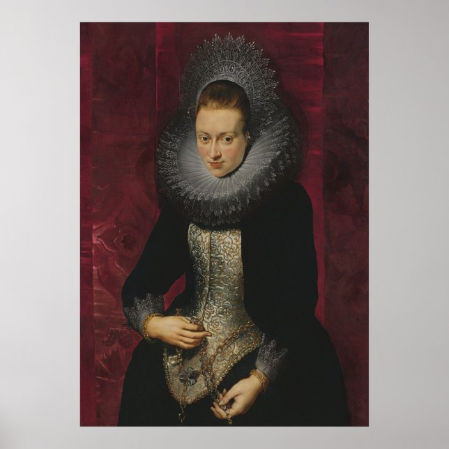 Poster Portrait d'une jeune femme (Devant)