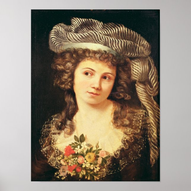 Poster Portrait d'une jeune femme (Devant)