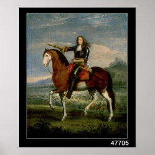 Poster Portrait équestre