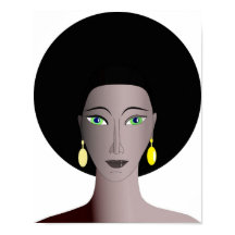 Portrait féminin afro-américain