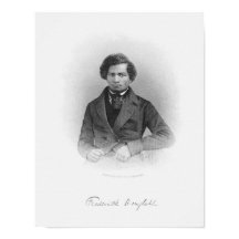 Portrait gravé de Frederick Douglass