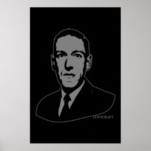 Poster Portrait HP Lovecraft