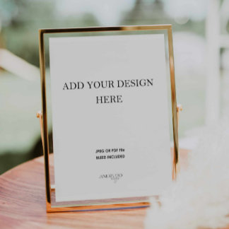 Poster Portrait Mariage de 8x10" Impression des si