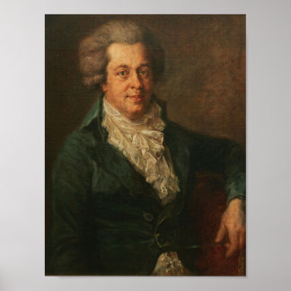 Poster Portrait Mozart