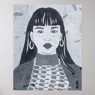 Poster Portrait nocturne