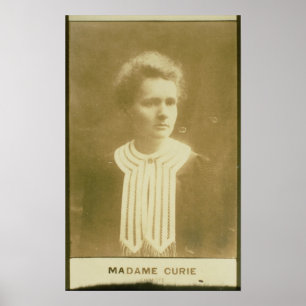 Poster Portrait of Marie Curie