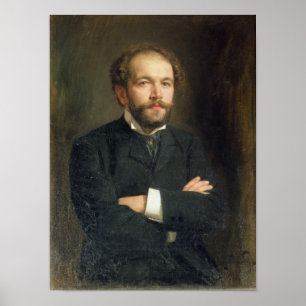 Poster Portrait of Nikolai Karlovich Medtner 1906