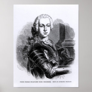 Poster Portrait of Prince Charles Edward Stuart
