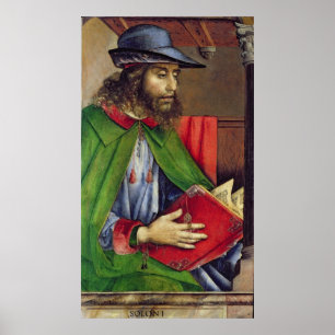 Poster Portrait of Solon  c.1475