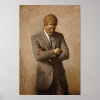 Poster Portrait officiel de John F Kennedy