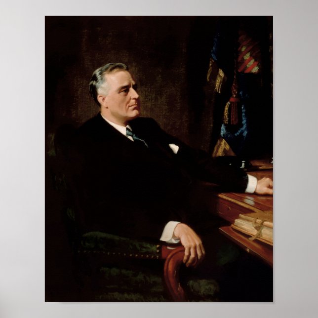 Poster Portrait officiel FDR (Devant)