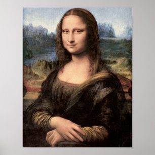 Poster Portrait / Peinture de Mona Lisa