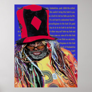 Poster Portrait personnalisé du Père de Funk