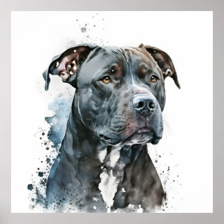 Poster Portrait personnalisé pour animal de compagnie, Pe