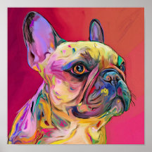 Portrait Pop Art de Berger Allemand au Néon Vibran