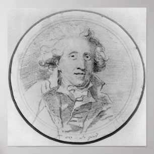 Poster Portrait présumé être Jean-Honore Fragonard