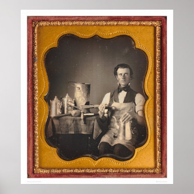 Poster Portrait professionnel d'un serrurier... (40027) (Devant)