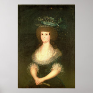 Poster Portrait Quee de Francisco Jose de Goya y