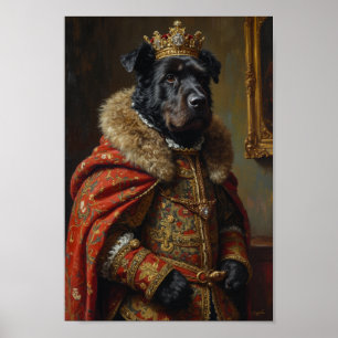 Poster Portrait Royal Bouvier des Flandres