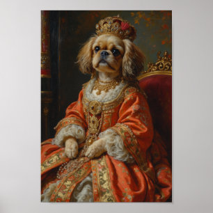 Poster Portrait Royal de Shih Tzu