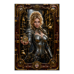 Poster Portrait Steampunk d'Ottilie Von Zale