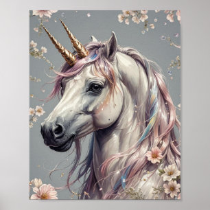 Poster Portrait Unicorn
