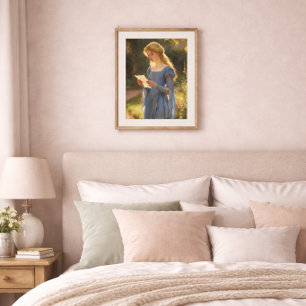 Poster Portrait Vintage Romantique