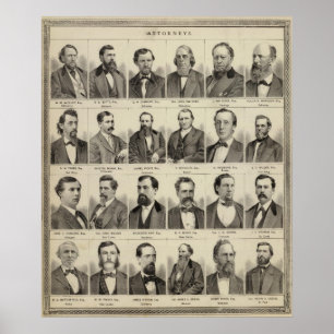 Poster Portraits d'avocats, Minnesota