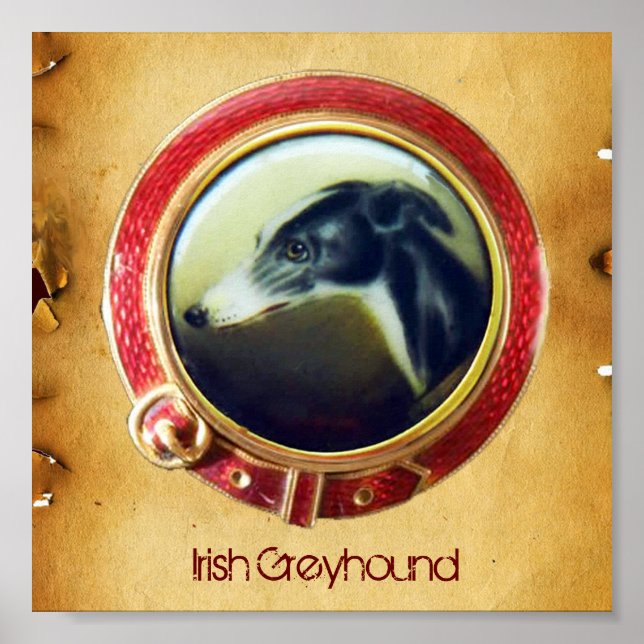 POSTER PORTRAITS DE CHIENS VICTORIENS MINIATURE (Devant)