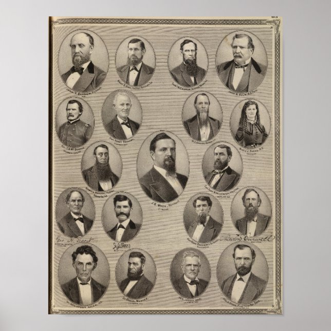 Poster Portraits de John S Bender, Ancil B Ball (Devant)