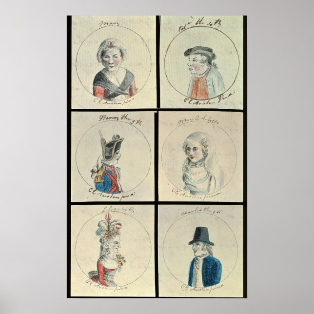 Poster Portraits de Marie Ier Edouard IV (Devant)